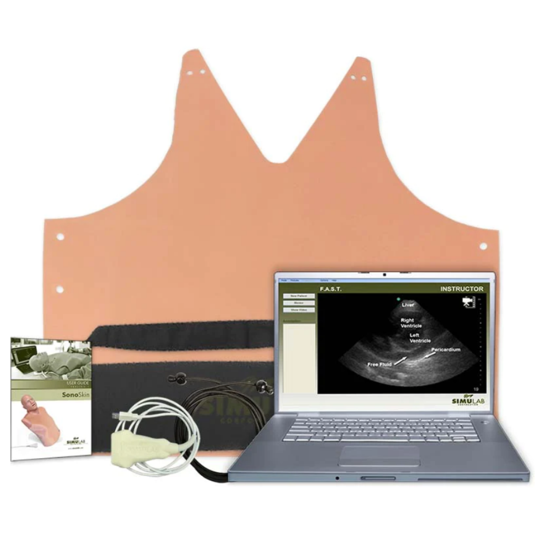 SonoSkin Ultrasound Diagnostic Wearable for FAST and eFAST Training- Simulab